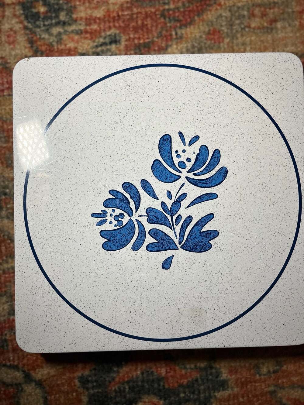 Set of 4 Pfaltzgraff Yorktowne Square Stove Top Burner Covers